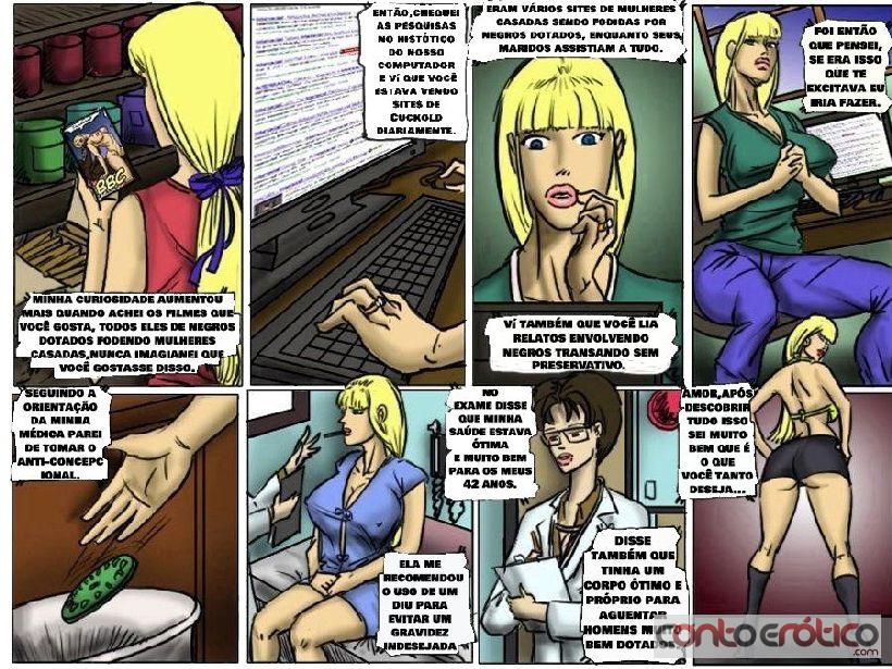 Quadrinho Erotico A CARTA Imagem 2