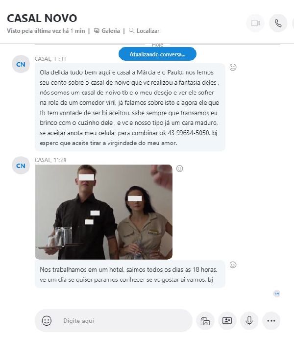Foto 1 do Conto erotico: COMI O CASAL RECEM CASADOS
