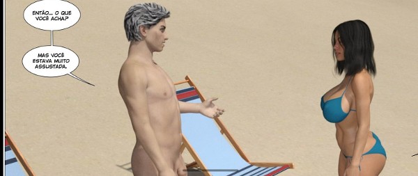 Foto 2 do Conto erotico: Fotografando o casal de turistas na praia