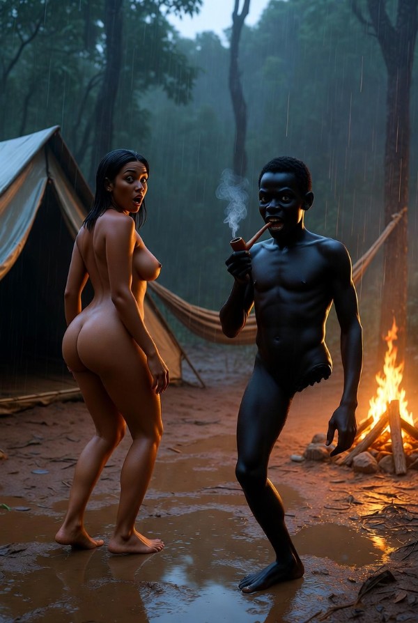 Foto 1 do Conto erotico: A Febre e o Abandono no meio da selva. Alucinando com o saci e sendo usada por ele.