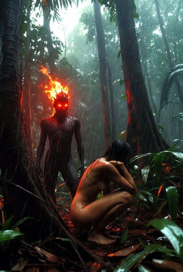 Foto 5 do Conto erotico: A Febre e o Abandono no meio da selva. Alucinando com o saci e sendo usada por ele.