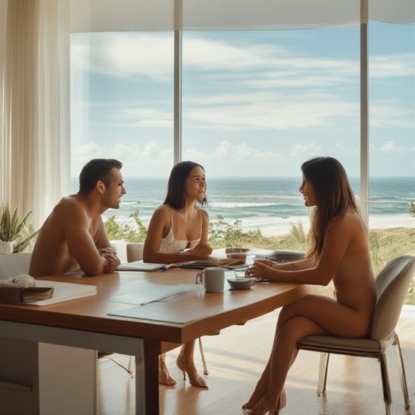 Foto 4 do Conto erotico: A Casa da minha irmã Clara: Um Jogo de Desejos Proibidos por morar com uma nudista.