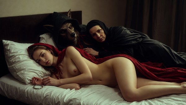 Foto 1 do Conto erotico: A Menina de Chapeuzinho Vermelho. Tomou o lugar da mãe na casa da vovó.