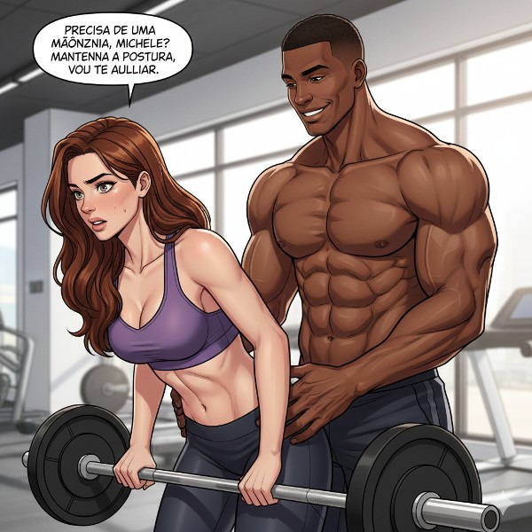 Foto 1 do Conto erotico: Treino quente com meu personal trainer