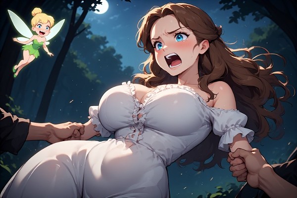 Foto 1 do Conto erotico: Peter Pan não vem ajudar. Wendy se perdendo no barco dos piratas por causa do pó mágico.