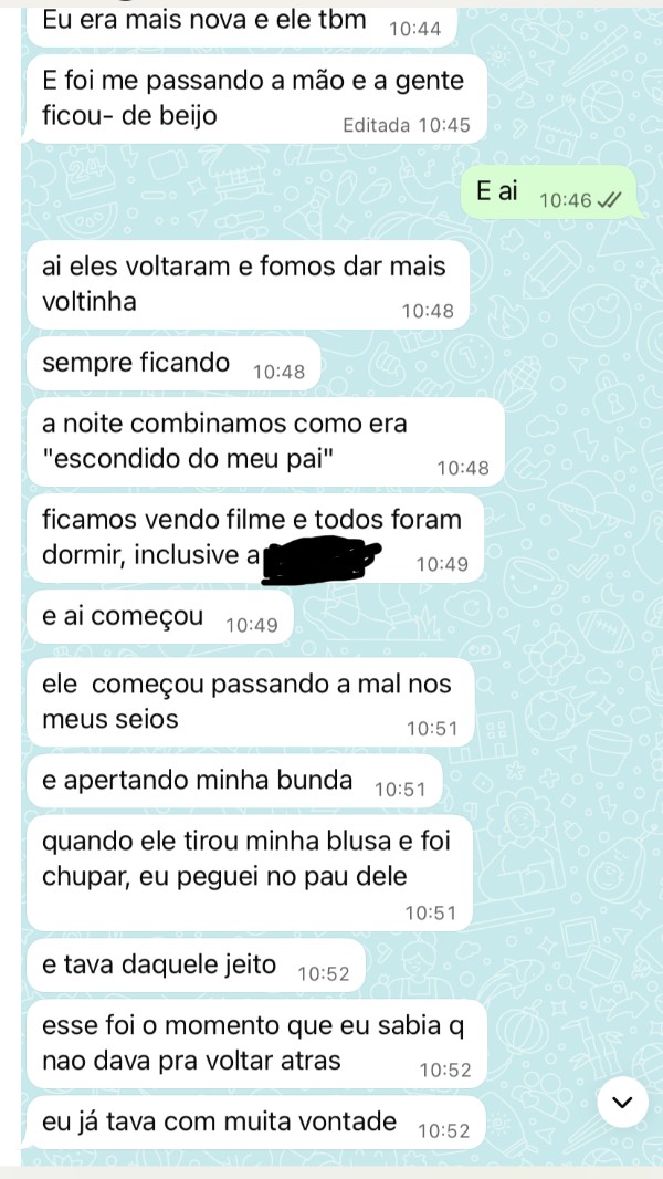 Foto 2 do Conto erotico: Esposa contando a transa com outro
