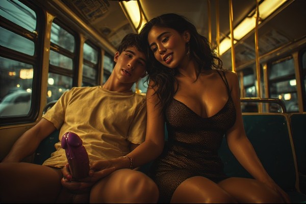 Foto 2 do Conto erotico: Ela Surpreendeu o rapaz se Punhetando no Ônibus e não ficou apenas olhando.