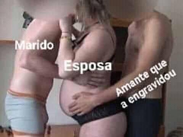 Foto 4 do Conto erotico: Meu corno manso assumiu o Filho feito pelo meu macho dotado. CASAL MÁRCIO E DINHA .