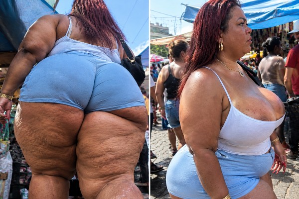 Foto 2 do Conto erotico: Senhora BBW Ruiva no Mercado de Shortinho Azul Insano..