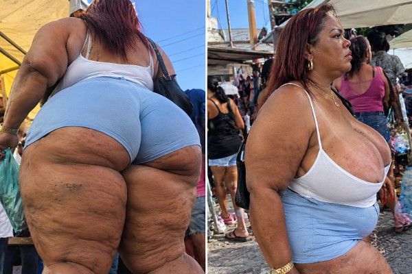 Foto 4 do Conto erotico: Senhora BBW Ruiva no Mercado de Shortinho Azul Insano..