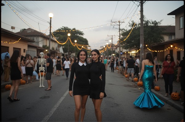 Foto 2 do Conto erotico: A Festa de fantasia na rua onde o pai da minha amiga me comeu e ela participou – parte 1