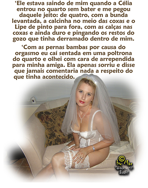 Foto 2 do Conto erotico: Vestida de noiva ela me traiu!
