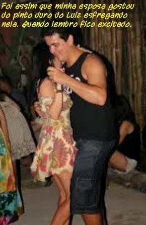 Foto 1 do Conto erotico: Tesão de corno com esposa dançando com amigo