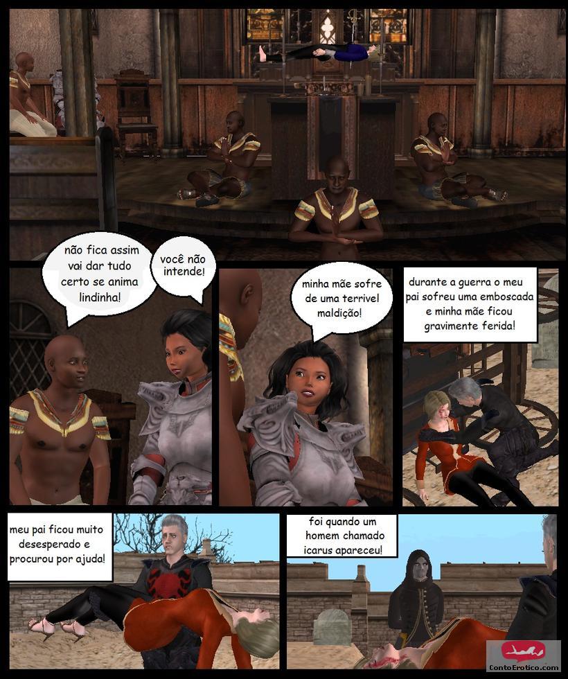 Quadrinho Erotico Linnah n° 18 - Espada vs fogo Imagem 2