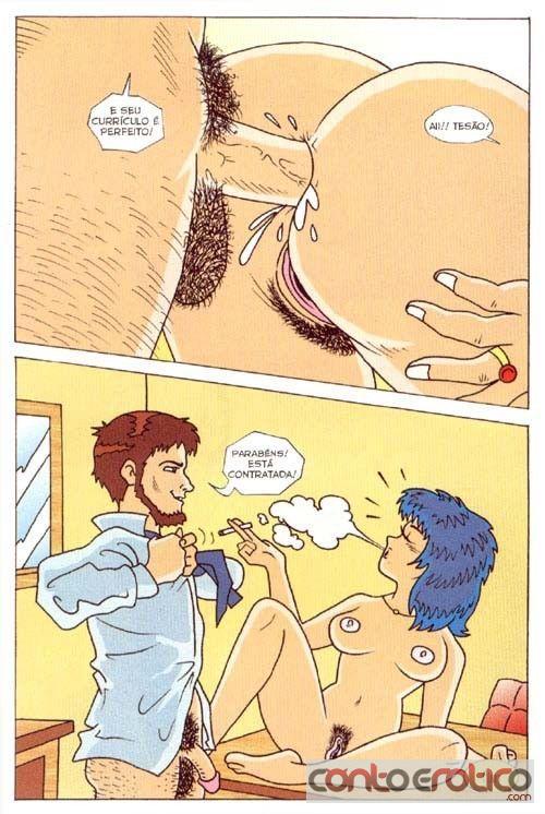 Quadrinho Erotico CU rriculo da Vadia... Imagem 6