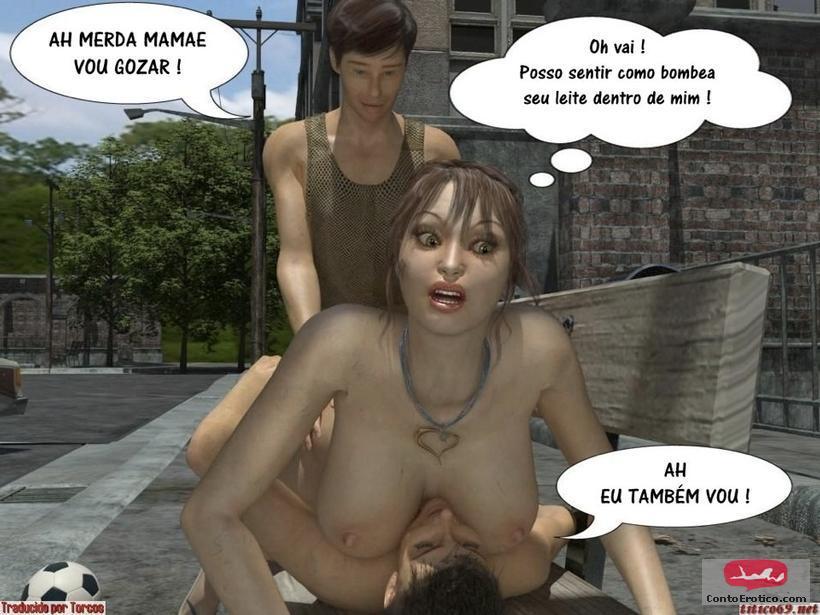Quadrinho Erotico Comendo a mamãe - 2ª parte Imagem 9