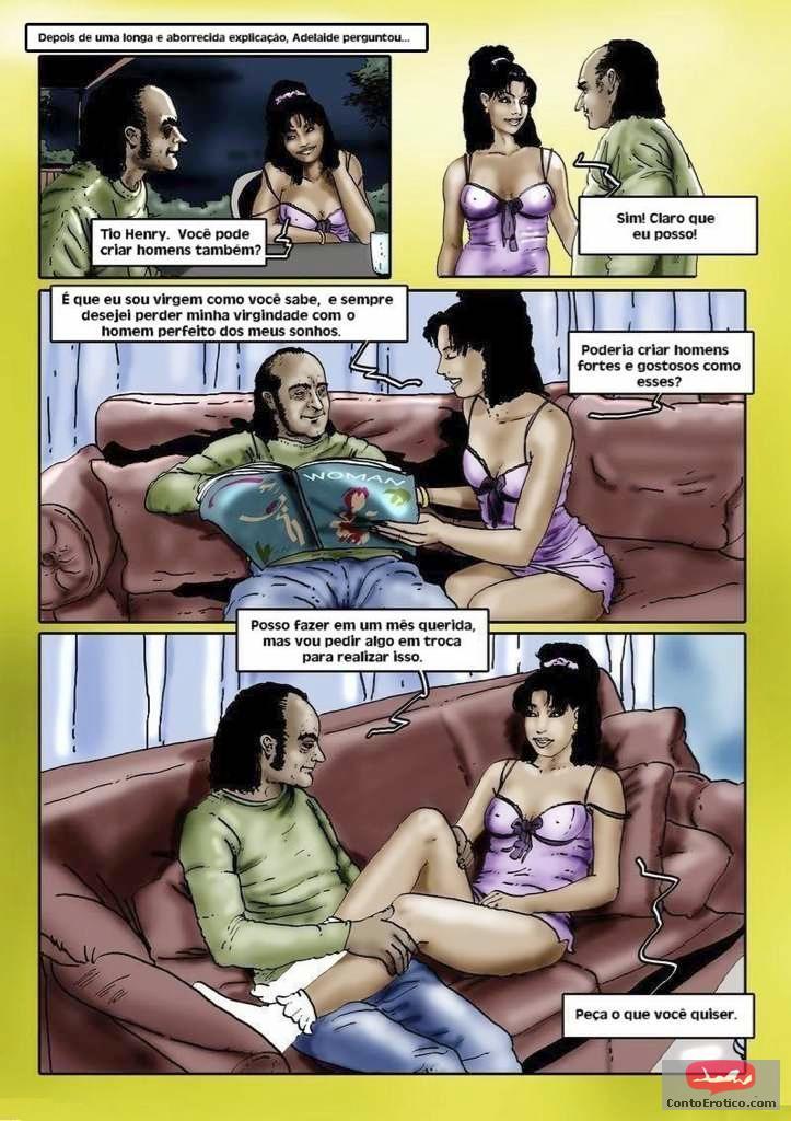 Quadrinho Erotico Sobrinha safada Imagem 7