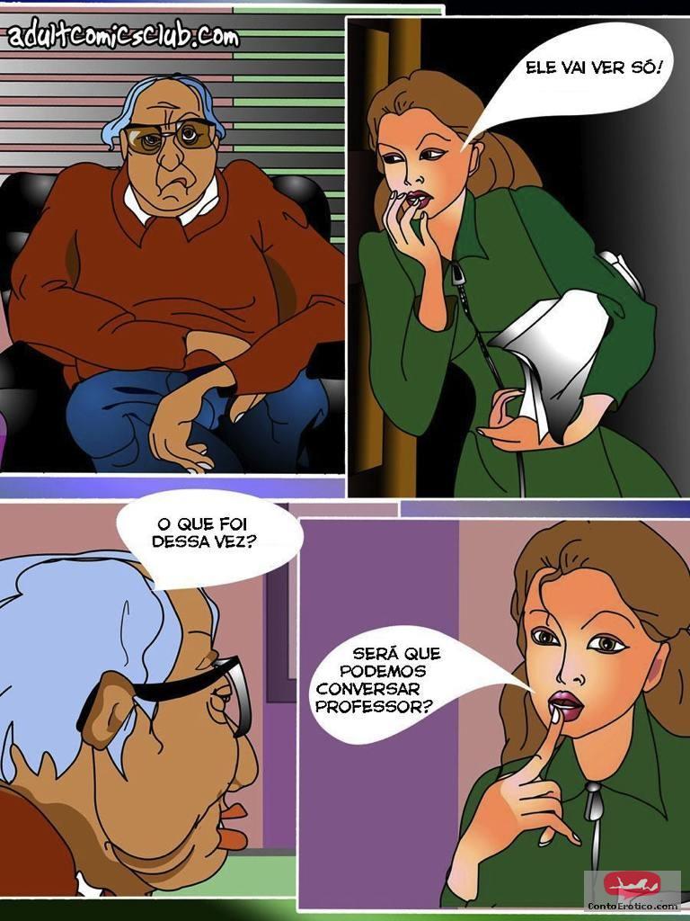 Quadrinho Erotico Professor Sortudo Imagem 1