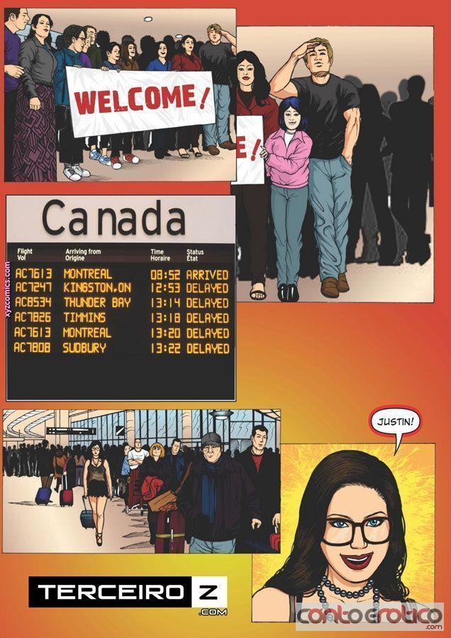 Quadrinho Erotico A namorada do Canadá - Parte 1 Imagem 2