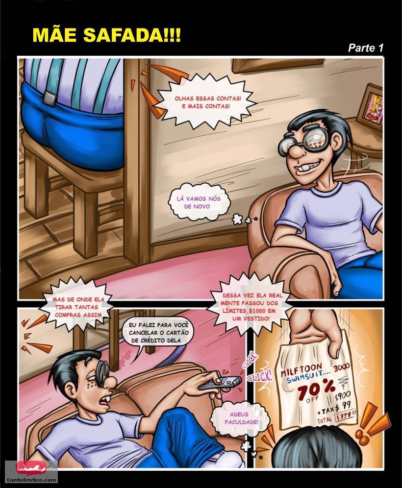 Quadrinho Erotico MÃE SAFADA!!! Imagem 1
