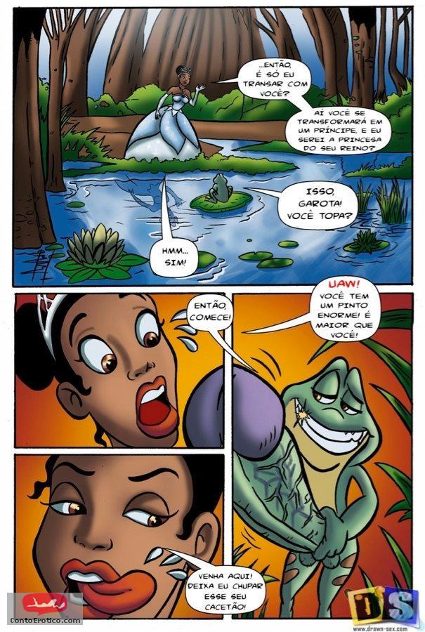 Quadrinho Erotico A PRINCESA E O SAPO Imagem 1