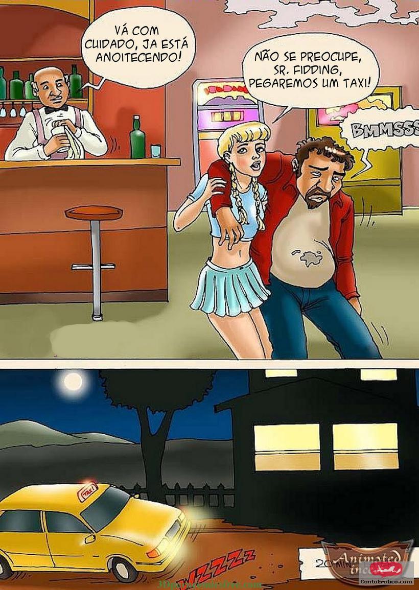Quadrinho Erotico A RESSACA DO PAPAI Imagem 2