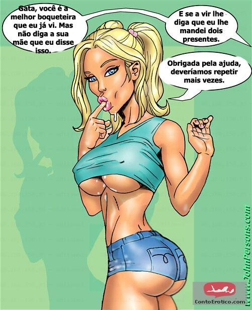 Quadrinho Erotico BIG BLACK COCKS Imagem 17