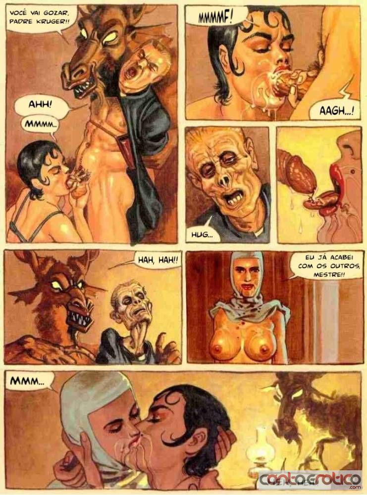 Quadrinho Erotico Convento do inferno parte 5 Imagem 1