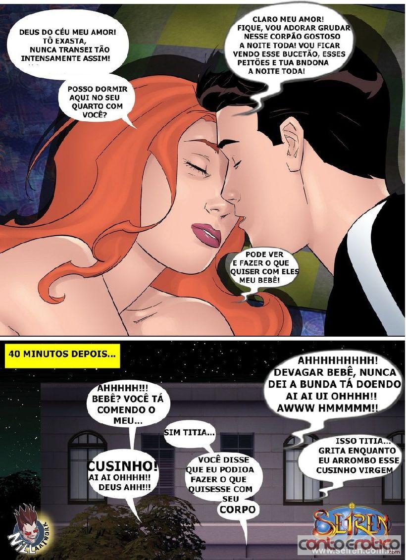 Quadrinho Erotico MINHA TIA, MINHA FÊMEA Imagem 19