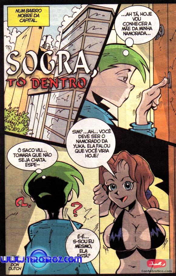 Quadrinho Erotico sogra to dentro Imagem 1