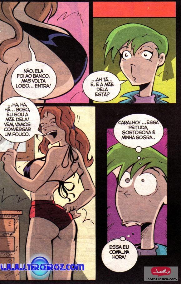 Quadrinho Erotico sogra to dentro Imagem 2