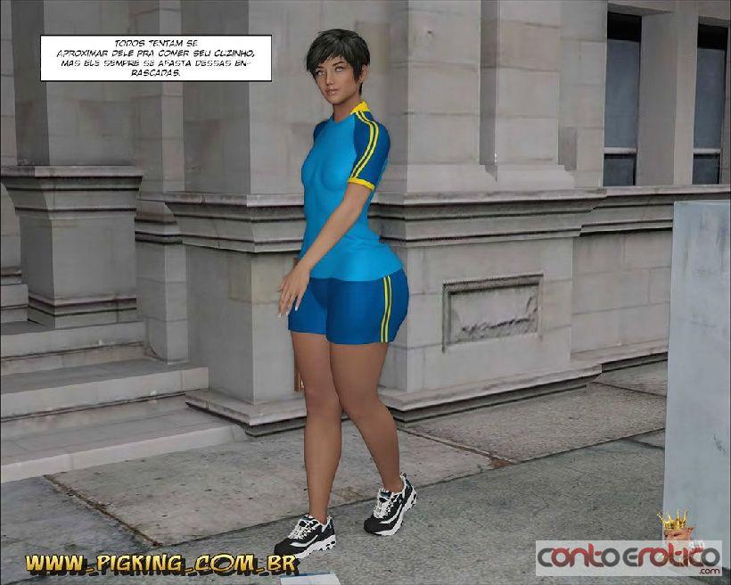 Quadrinho Erotico Vick Top Model – Travesti 3D (parte 1) Imagem 3