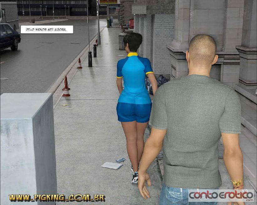 Quadrinho Erotico Vick Top Model – Travesti 3D (parte 1) Imagem 4