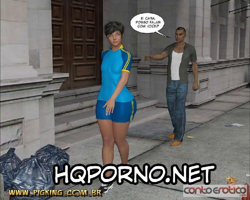 Quadrinho Erotico Vick Top Model – Travesti 3D (parte 1) Imagem 5