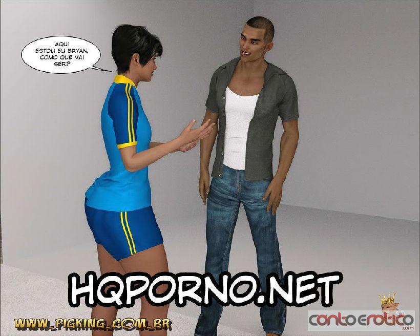 Quadrinho Erotico Vick Top Model – Travesti 3D (parte 1) Imagem 9