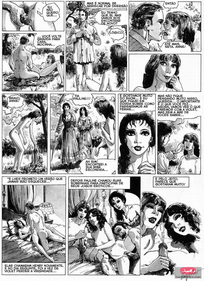 Quadrinho Erotico Os segredos de tia Pauline - Parte 02 Imagem 3