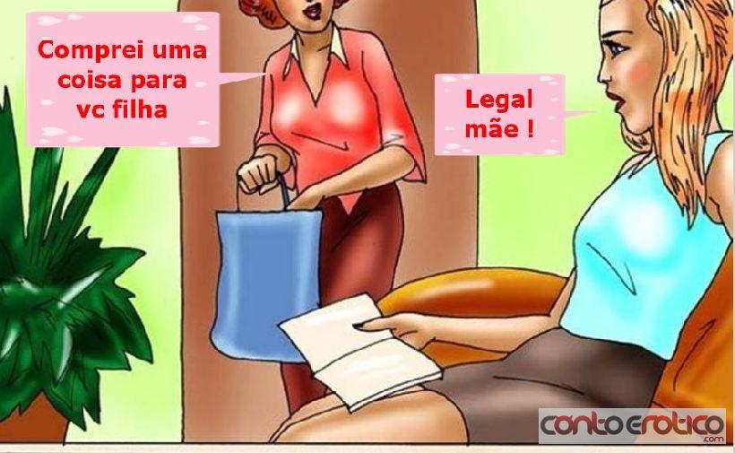 Quadrinho Erotico Depilando a filha Imagem 1