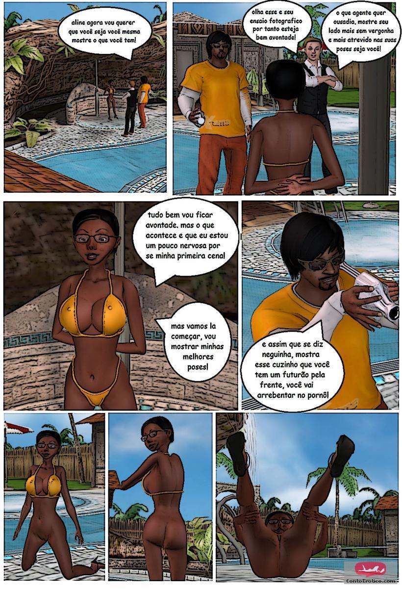 Quadrinho Erotico Black Ass n°2 parte 1 Imagem 10