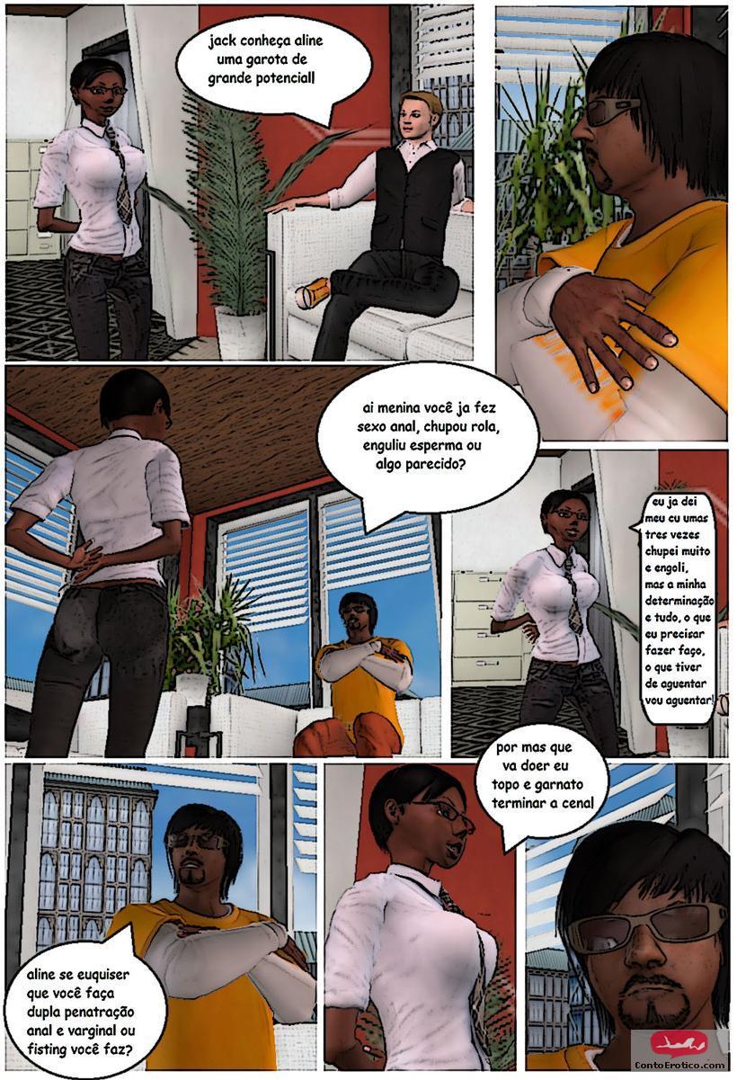 Quadrinho Erotico Black Ass n°2 parte 1 Imagem 6