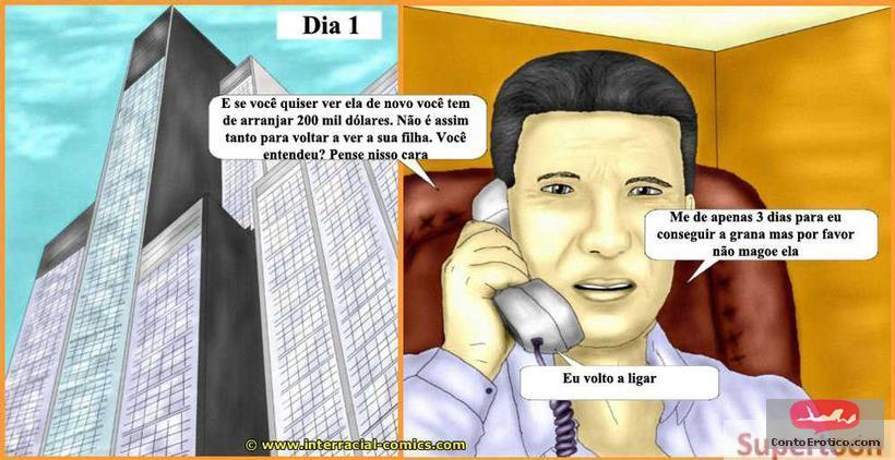 Quadrinho Erotico A Filha Ninfeta Sequestrada - Parte I Imagem 1