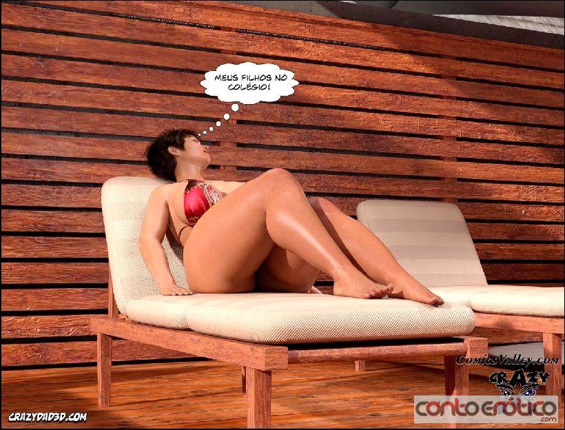 Quadrinho Erotico Dra Brandie - Na piscina - parte 01 Imagem 12