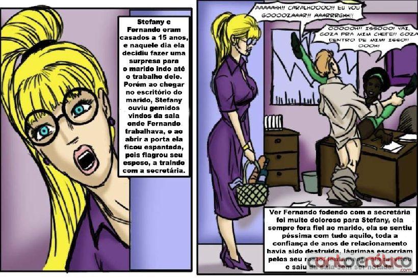 Quadrinho Erotico A ESPOSA TRAIDA Imagem 1