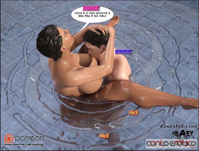 Quadrinho Erotico Dra Brandie - Na piscina - continua - parte 03 Imagem 6