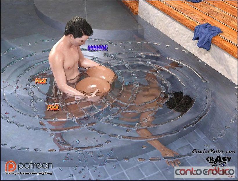 Quadrinho Erotico Dra Brandie - Na piscina - continua - parte 01 Imagem 14
