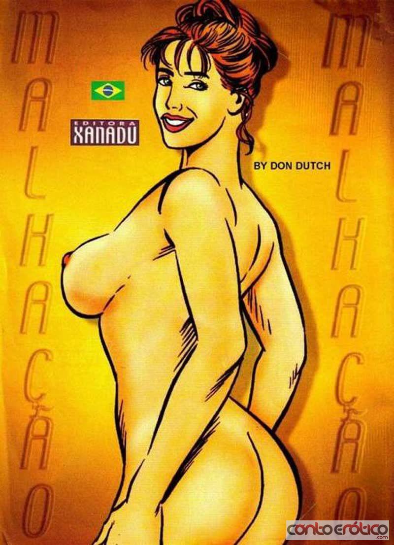 Quadrinho Erotico Fodendo sua Tia depois da Ginástica Imagem 1