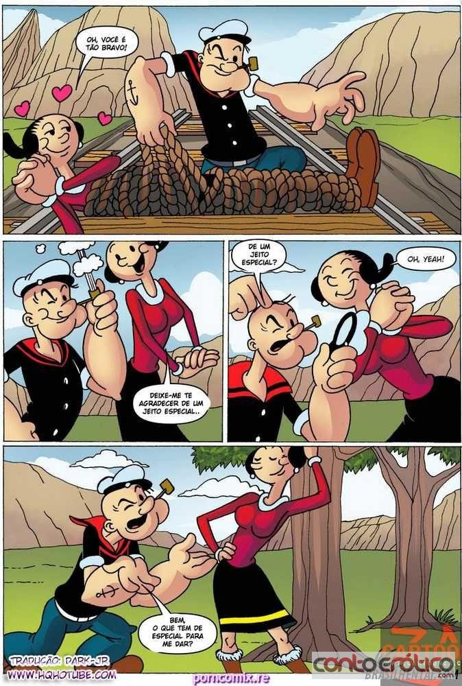 Quadrinho Erotico Popeye Imagem 2