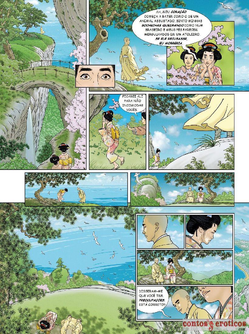 Quadrinho Erotico Os Contos do Quimono Dourado - 01 Imagem 11