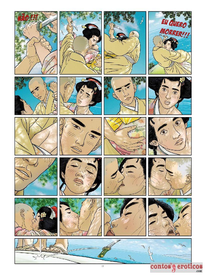Quadrinho Erotico Os Contos do Quimono Dourado - 01 Imagem 13