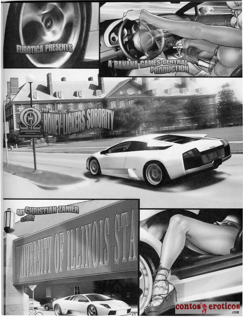 Quadrinho Erotico Honey Lickers Sorority 1 Imagem 1