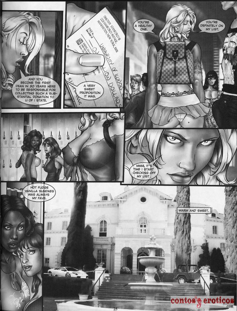 Quadrinho Erotico Honey Lickers Sorority 1 Imagem 9